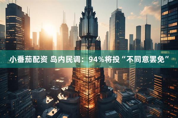 小番茄配资 岛内民调：94%将投“不同意罢免”