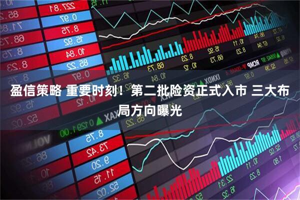 盈信策略 重要时刻！第二批险资正式入市 三大布局方向曝光